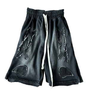 A “BAD INFLUENCE” (CHARCOAL) shorts (Lemonade Capsule)